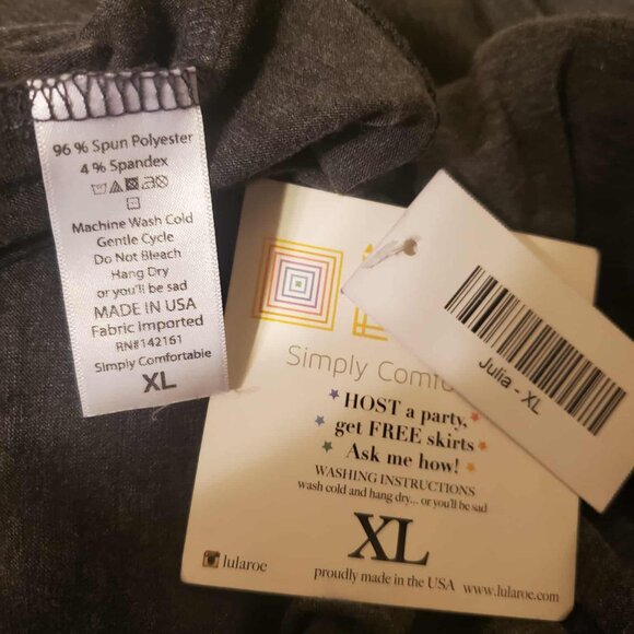 LuLaRoe Julia Dress NWT - Picture 5 of 5